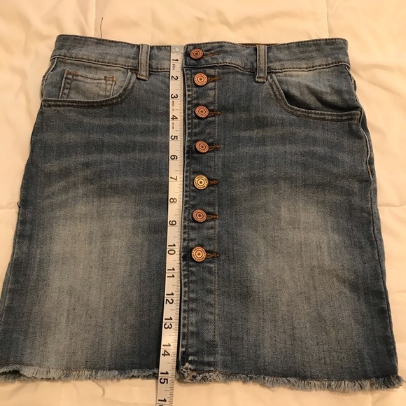 Indigo Rein Jean Mini Skirt - Picture 6 of 6